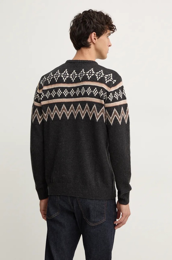 Oblečení Svetr z vlněné směsi Pepe Jeans CHRISTOPHER PM702460 šedá