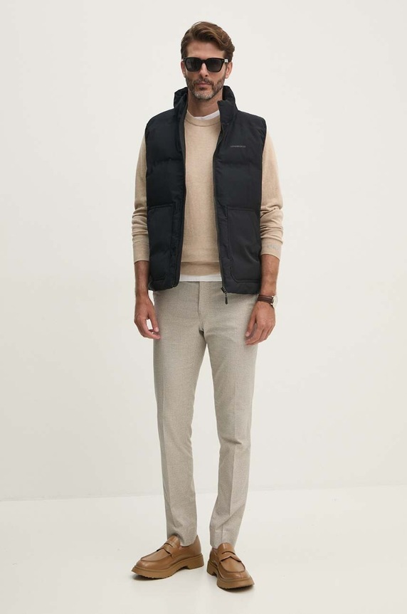 Pepe Jeans gyapjúkeverék pulóver NEW ANDRE CREW NECK PM702469 bézs AW24