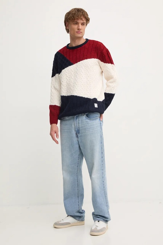 Pepe Jeans pulóver COURT PM702475 bézs AW24