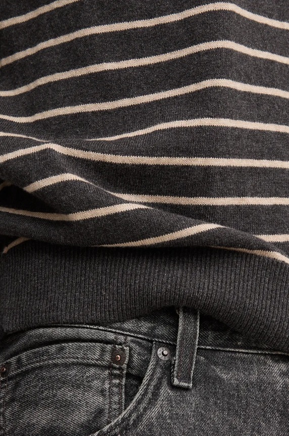 Pepe Jeans sweter z domieszką wełny NEW ANDRE STRIPES PM702479 szary