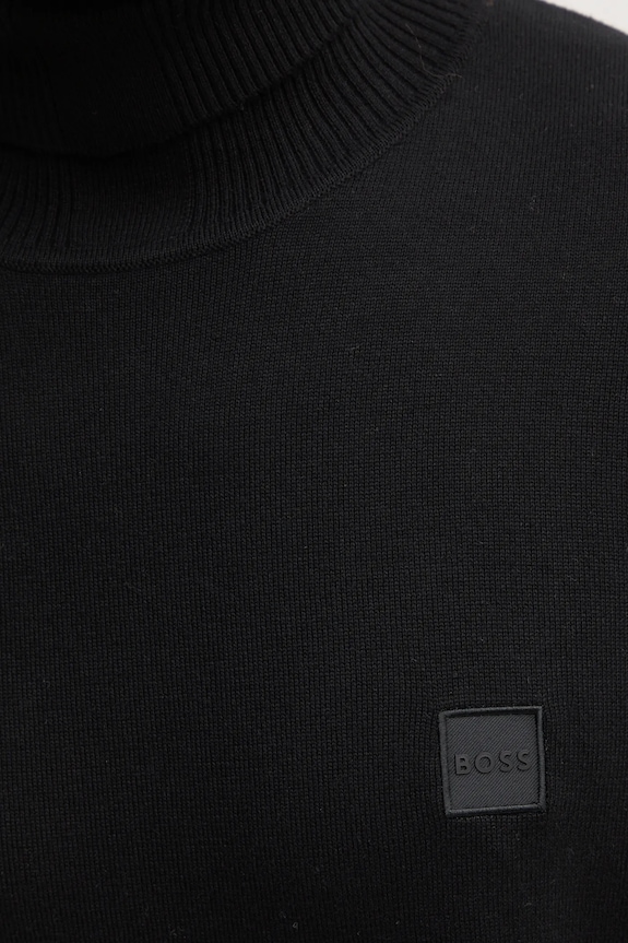 BOSS Orange sweter z domieszką kaszmiru Akiro_S 50527573 czarny
