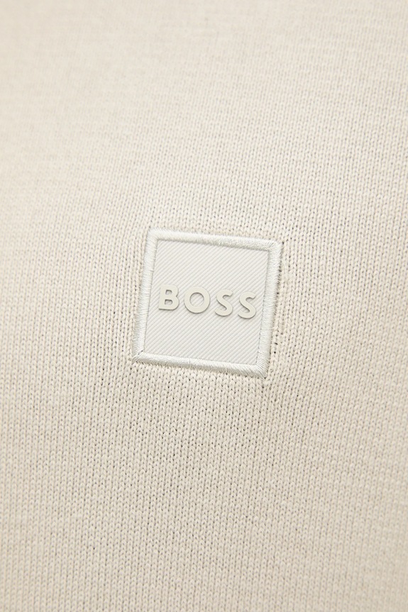 Svetr z vlněné směsi BOSS Orange Kanobix_S 50527585 béžová