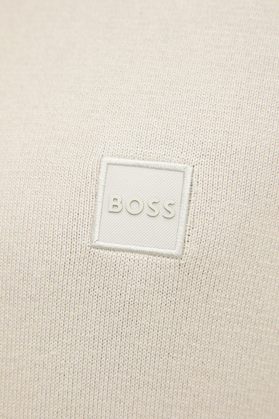 Svetr z vlněné směsi BOSS Orange Kanobix_S 50527585 béžová