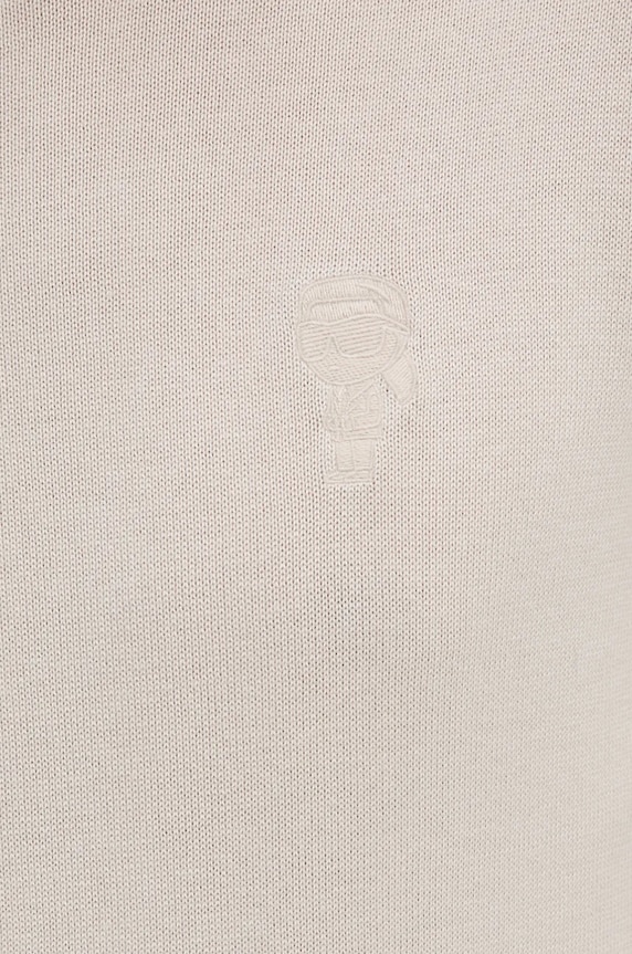 Bavlněný svetr Karl Lagerfeld 544301.655029 béžová