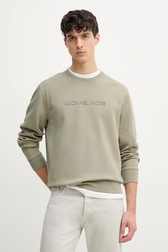 Μπλούζα Michael Kors απλικέ πράσινο CF4528J5MF