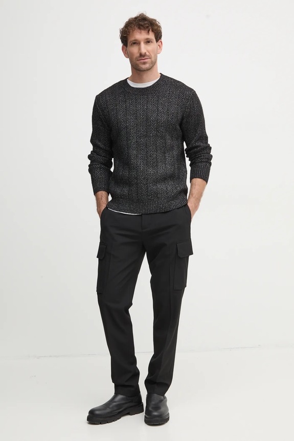 Свитер Sisley 1NDTS103X чёрный AW24
