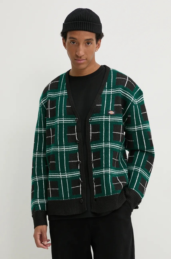 Dickies kardigan STEVENSVILLE pozostałe zielony DK0A863P