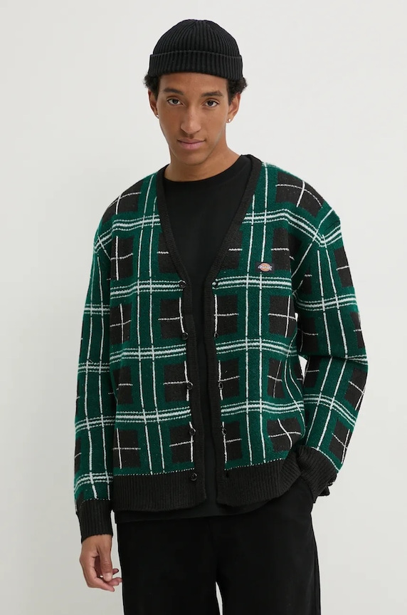 Dickies kardigan STEVENSVILLE pozostałe zielony DK0A863P