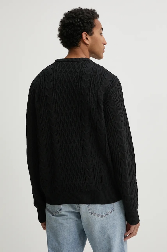 Oblečenie Sveter Dickies SCRIPT CABLE DK0A8647 čierna