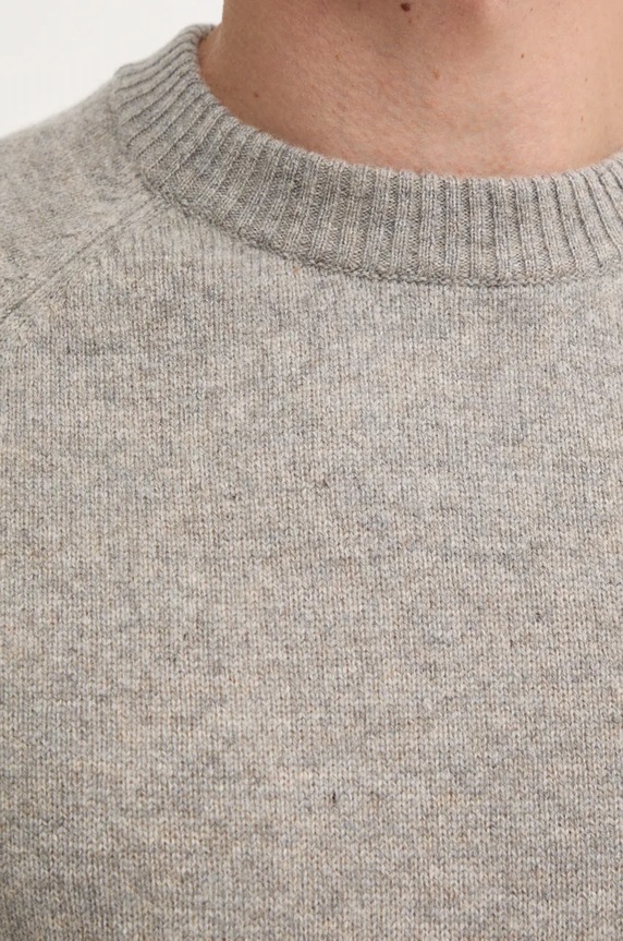 Вълнен пуловер Calvin Klein K10K113388 сив