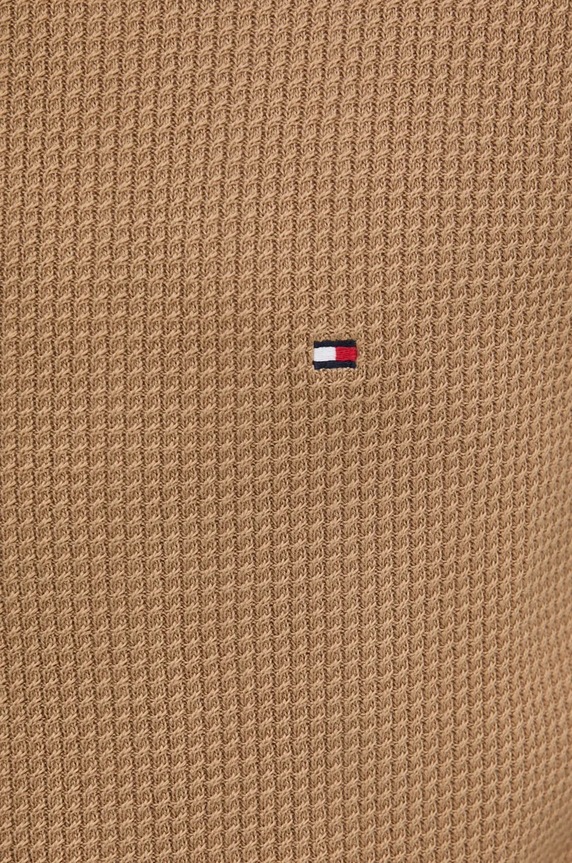 Bavlněný svetr Tommy Hilfiger MW0MW36525 béžová