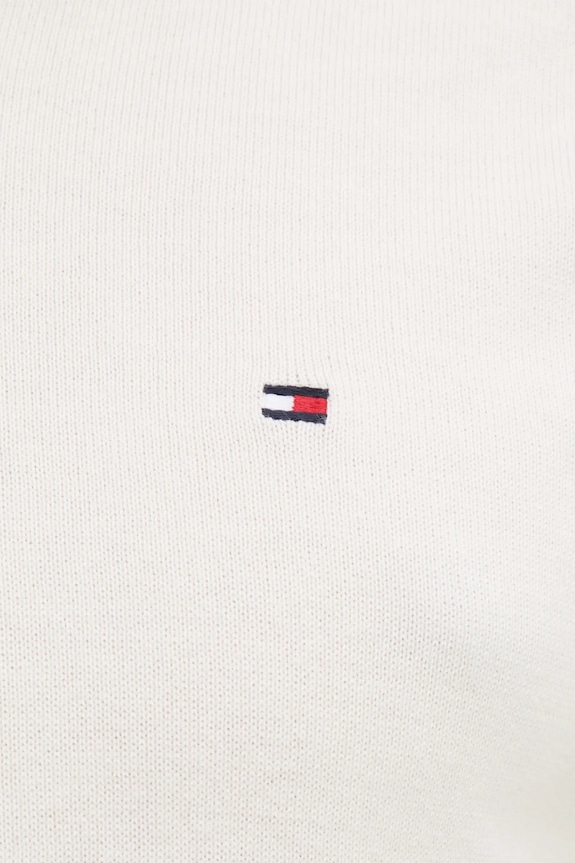Tommy Hilfiger pulover bărbătesc din bumbac MW0MW14745 bej