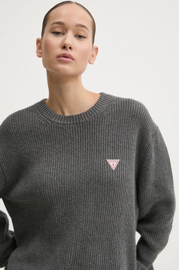 Guess Jeans sweter bawełniany szary M4BR30.Z3HM1