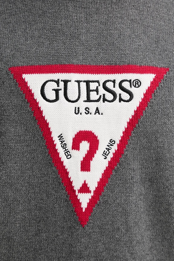Guess Jeans pulover de bumbac M4BR32.Z3HM1 gri