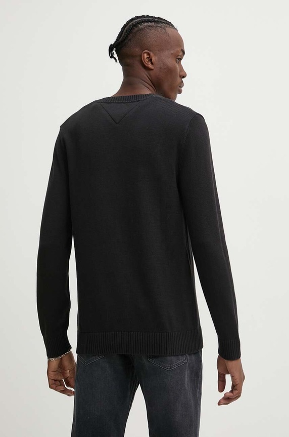 Odzież Tommy Jeans sweter bawełniany DM0DM19429 czarny