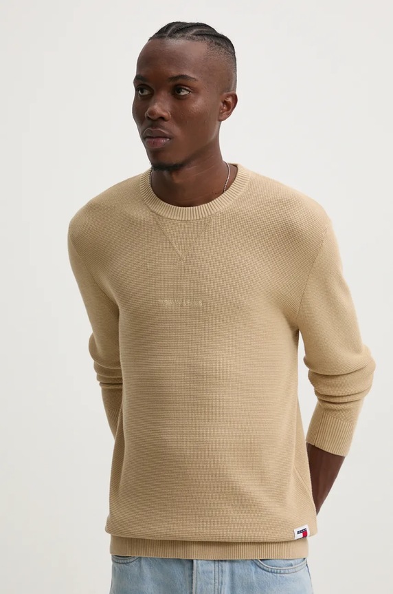 Tommy Jeans pulóver barna DM0DM19438
