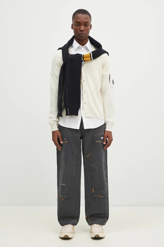 Vlnený šál AMBUSH Knit Sweater Scarf BMMA002F24KNI0011010