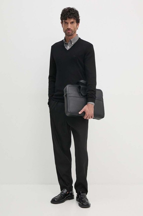 Lindbergh sweter 30.800140.BLACK czarny AW24