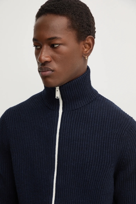 ZADIG&VOLTAIRE kardigan wełniany granatowy KMCA00226