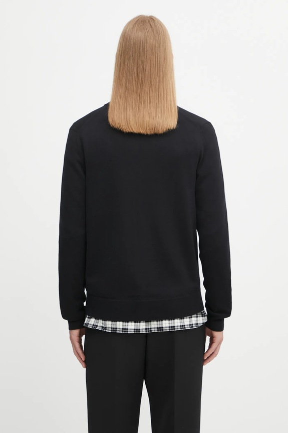 Odzież Fred Perry kardigan z wełną Classic Cardigan K9551.198 czarny