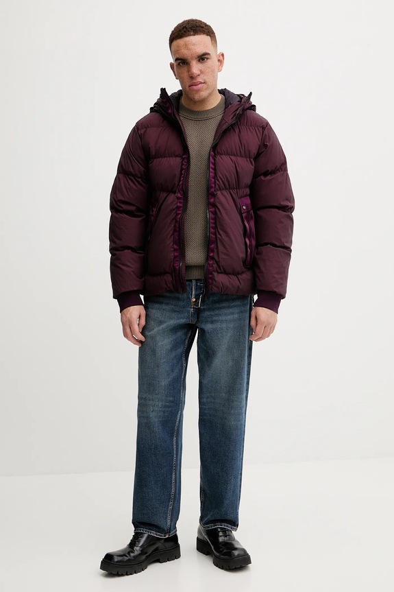 C.P. Company maglione in lana Knitwear Crew Neck In Re-Wool 17CMKN228A006595A marrone AW24