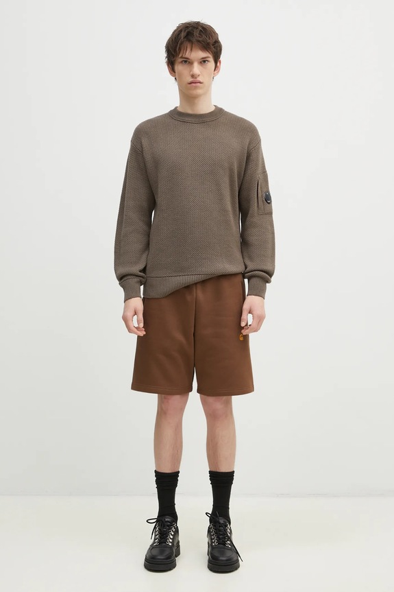 C.P. Company maglione in lana Knitwear Crew Neck In Re-Wool 17CMKN228A006595A