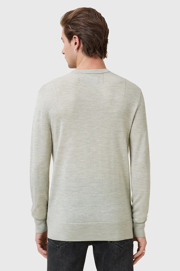 Vlněný svetr AllSaints MODE zelená M002KZ