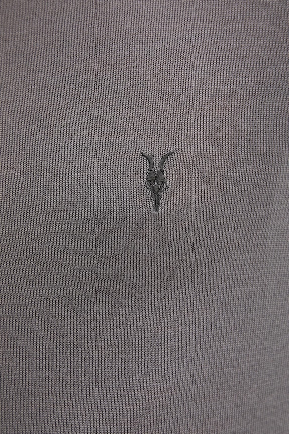 AllSaints sweter wełniany MODE M002KZ szary