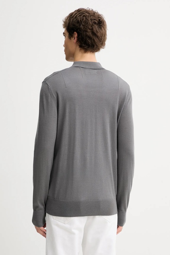 Ρούχα Μάλλινο πουλόβερ AllSaints MODE MERINO M085KB γκρί