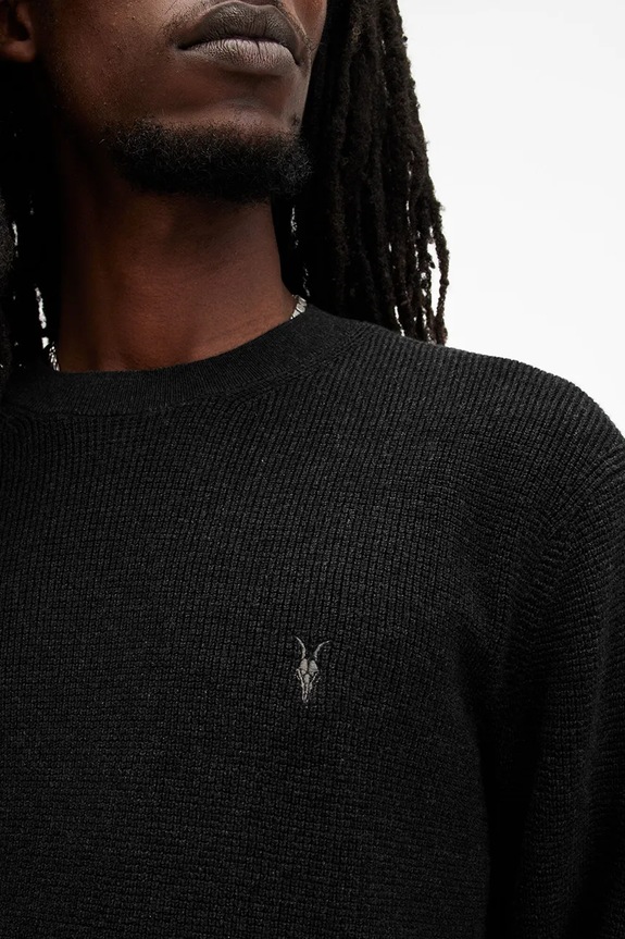AllSaints maglione ASPEN CREW M089KB nero AW25
