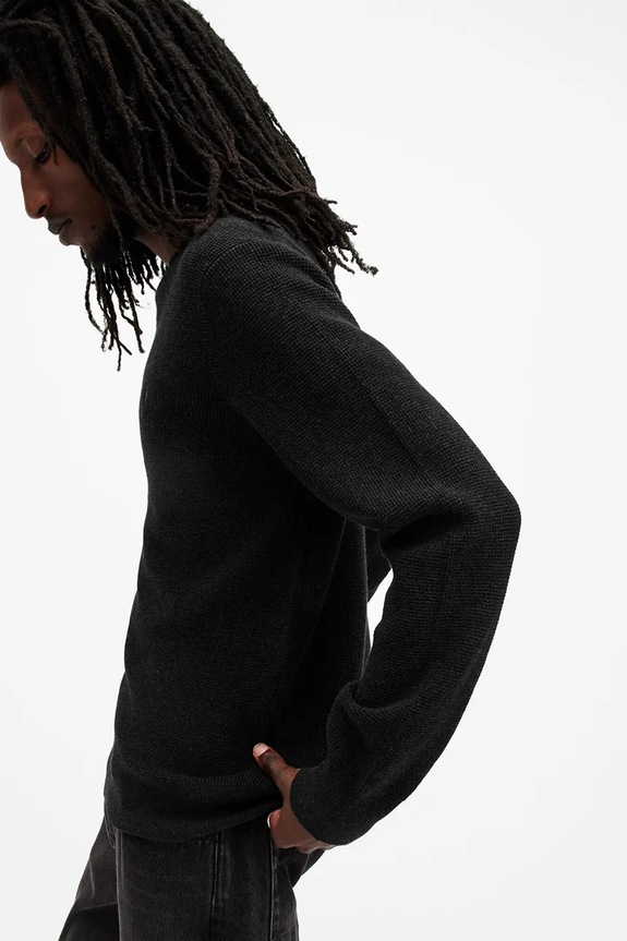 Abbigliamento AllSaints maglione ASPEN CREW M089KB nero