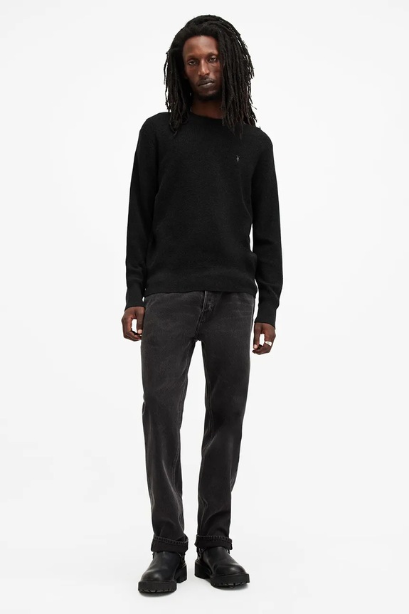 AllSaints maglione ASPEN CREW M089KB nero