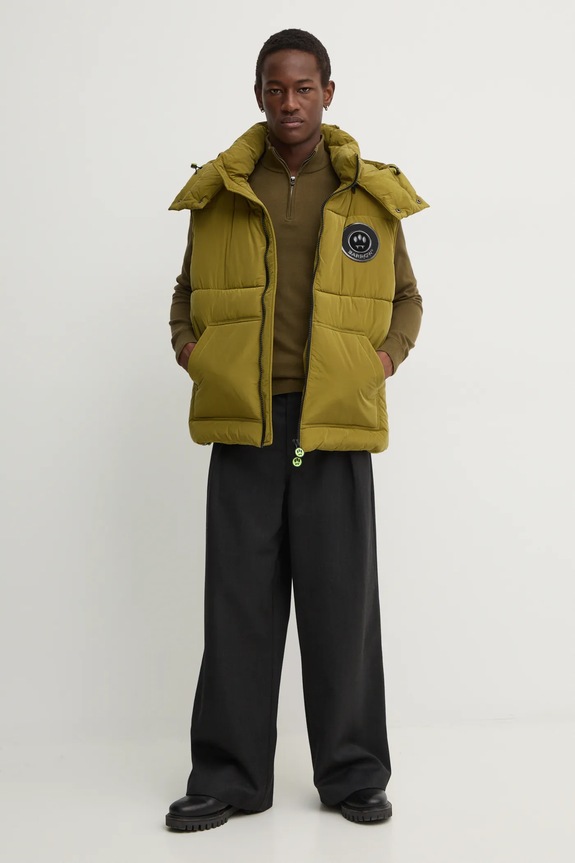 Bavlněný svetr Timberland TB0A2BMX3021 zelená AW24
