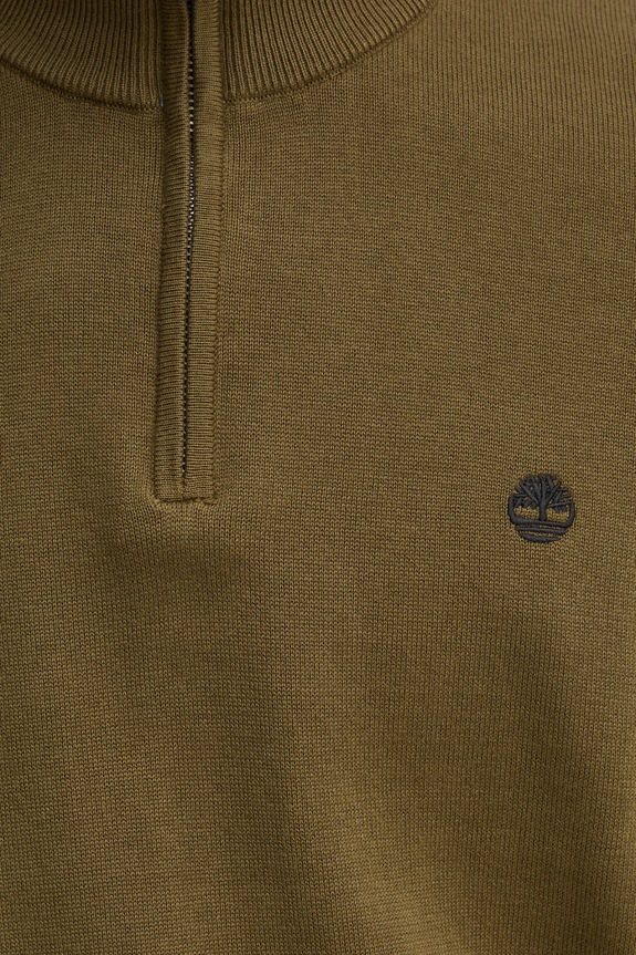 Bavlněný svetr Timberland TB0A2BMX3021 zelená