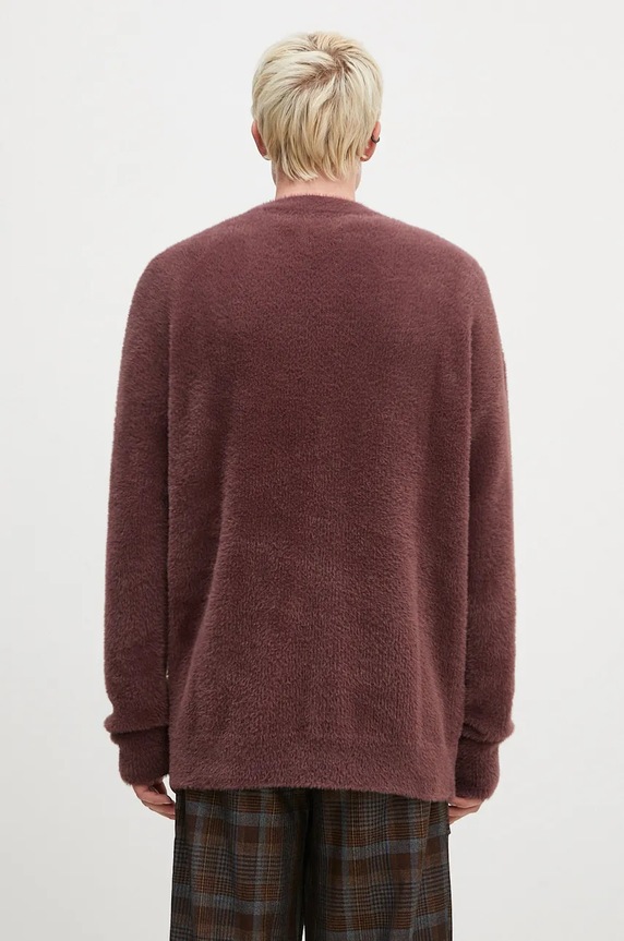 Oblečenie Kardigán Aries Oversized Chenille Knit Cardigan AR2002402 hnedá