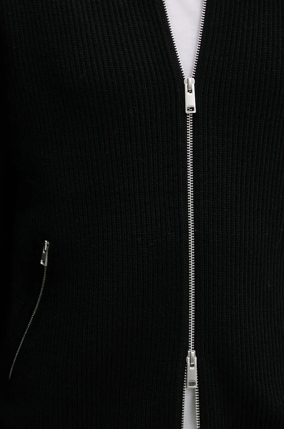 Theory kardigan wełniany O0981702 czarny