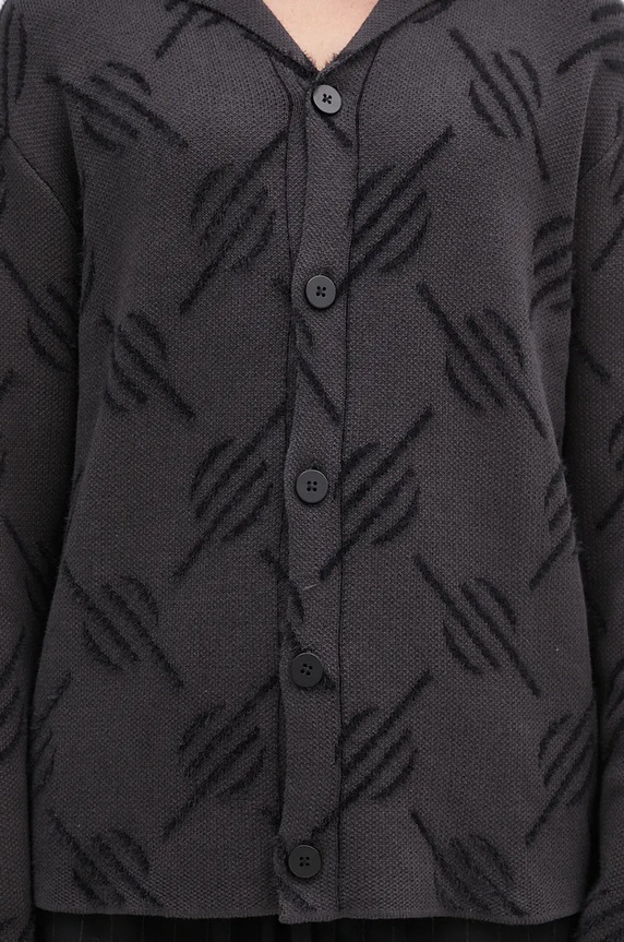 Daily Paper cardigan Kirabo Monogram Knit Cardigan nero 2421031