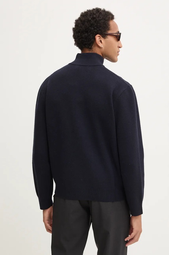 Îmbrăcăminte Nanushka cardigan din lana POVAL NM24PFSW00457 bleumarin