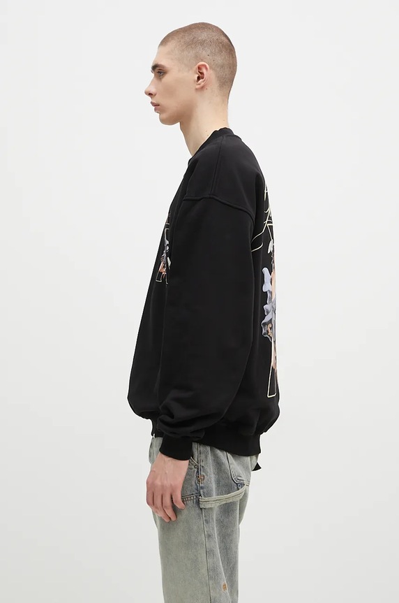 Represent felpa in cotone Hermes Sweater MLM4597.001 nero SS25