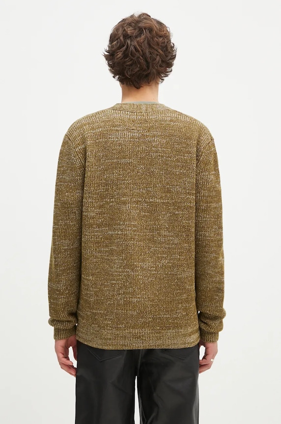 Ρούχα Μάλλινη ζακέτα Norse Projects Loki Wool Cotton Rib Cardigan N45.0618.8096 πράσινο