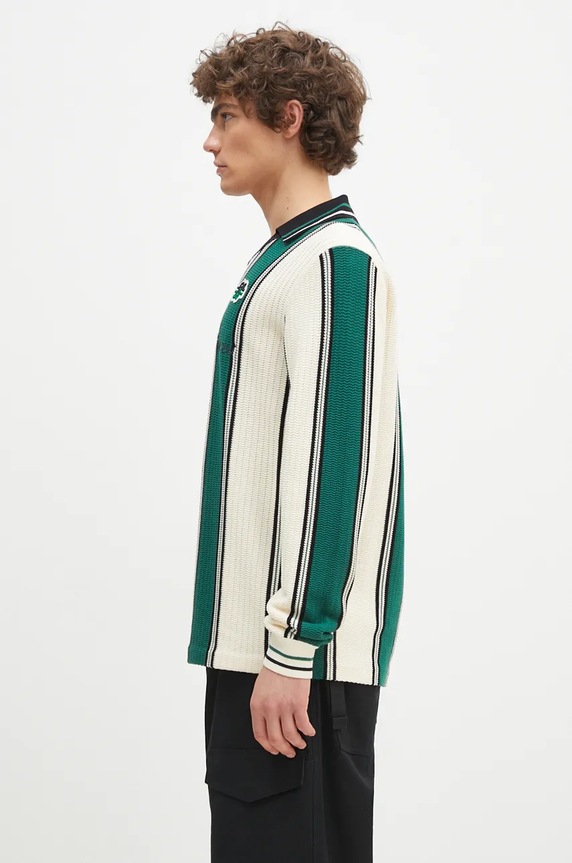 Светр Filling Pieces Knit Football Jersey 91099041926 зелений AW24