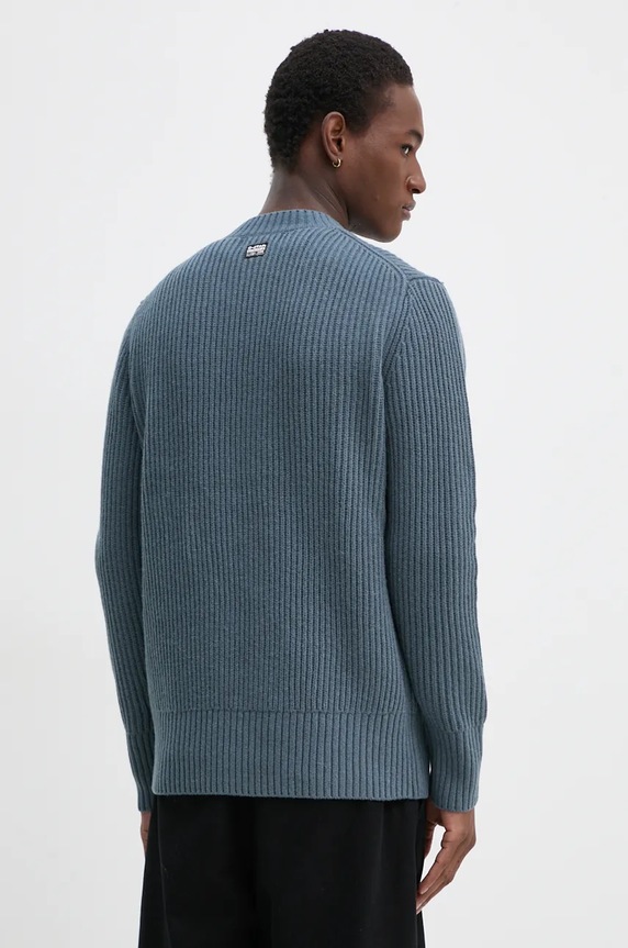 Odzież G-Star sweter wełniany D23731.D447 szary