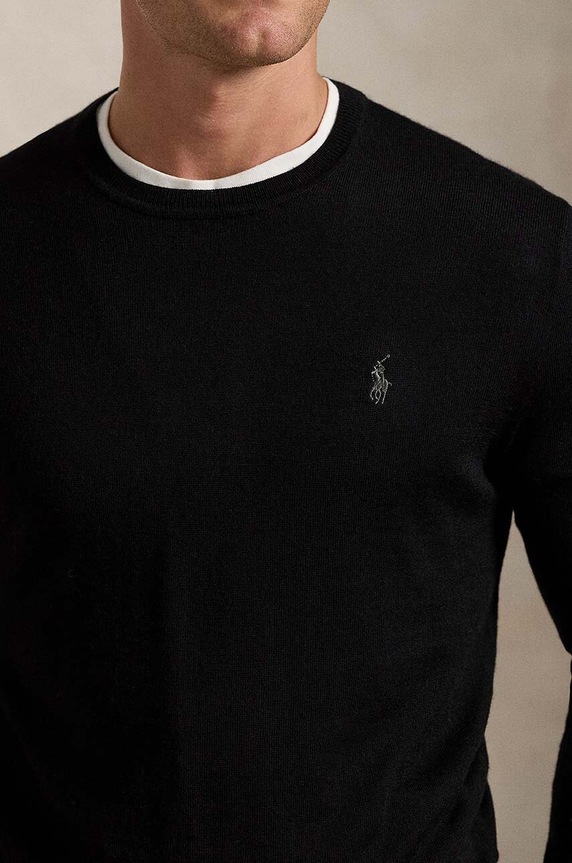 Polo Ralph Lauren woolen jumper Merino Wool black 710946143004