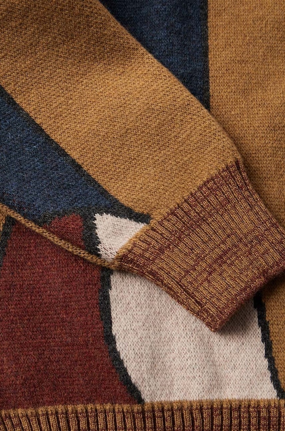 by Parra kardigan wełniany Your Stupid Shed Knitted Cardigan 52325