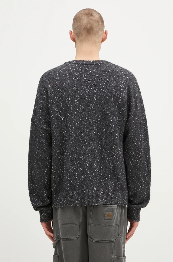 Одяг Кардиган з домішкою вовни 032C ''Selfie'' Cardigan F24.URK.1611.400 сірий