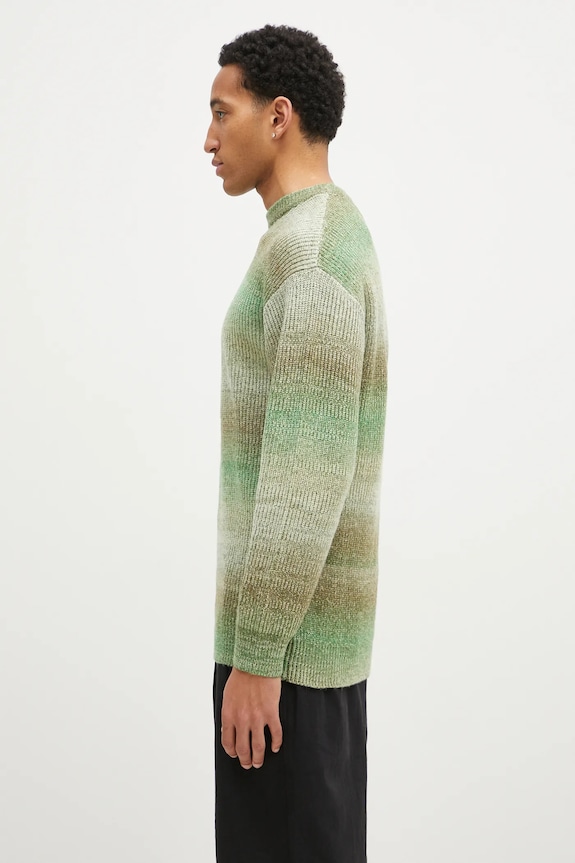 Butter Goods maglione Beams Knit Sweater BG243301 verde AW24