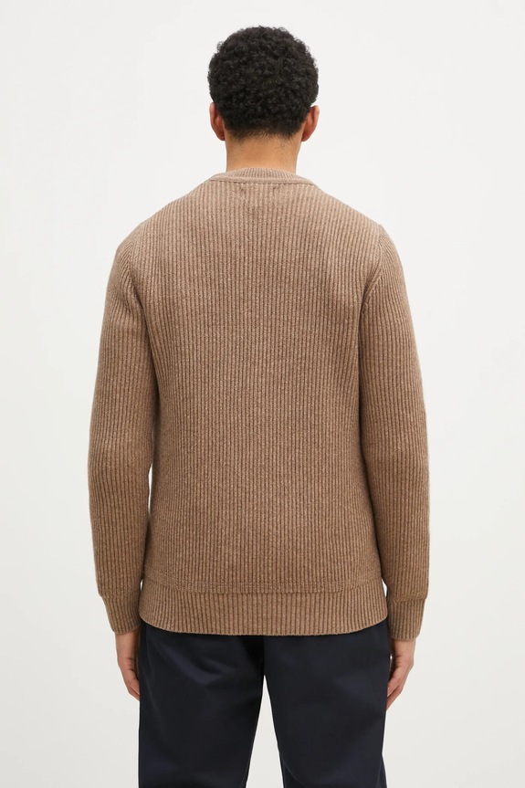 Ruházat Baracuta gyapjú pulóver Barbour x Baracut Miller Knit BRMAG0191 bézs