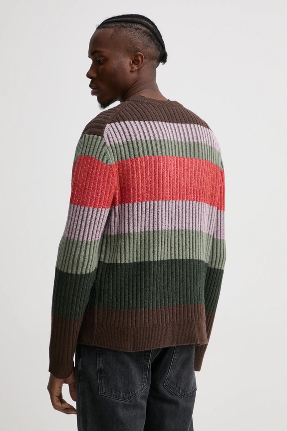 Odzież PS Paul Smith sweter wełniany M2R.314Z.P22301 brązowy