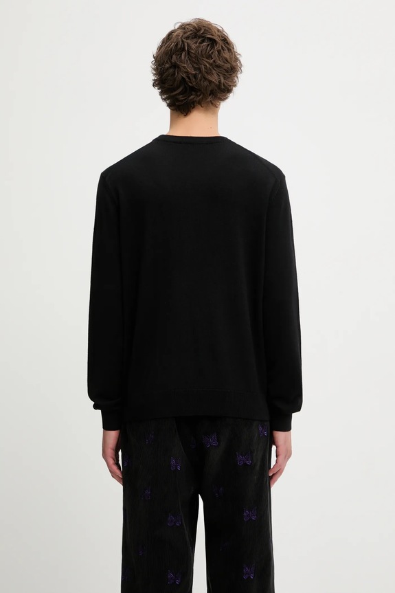 Oblečení Vlněný svetr Maison Kitsuné Bold Fox Head Patch MM00815KT1036 černá