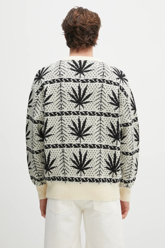 Oblečenie Vlnený sveter Wacko Maria Hightimes HIGHTIMES.WM.KN05 béžová